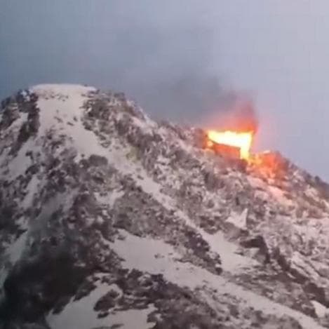 Adamello, distrutta dalle fiamme Capanna Lagoscuro: ipotesi fulmine