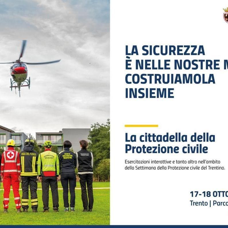 Trento, la Protezione civile apre le porte: al Parco Michelin due giorni di esercitazioni 