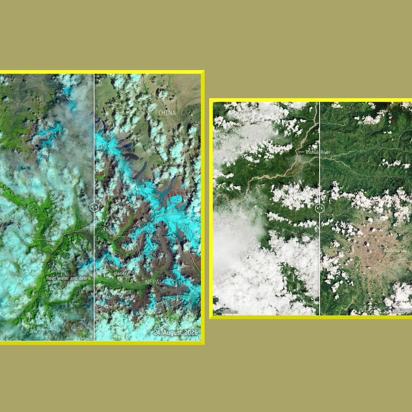 Crollo del ghiacciaio in Nepal: dettagli nelle immagini satellitari Esa