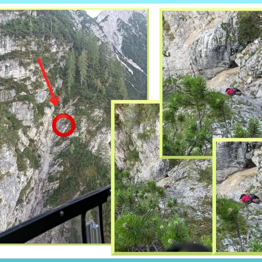 Sbaglia traccia, risale un canale scosceso e si aggrappa alla roccia: salvato con l'elicottero