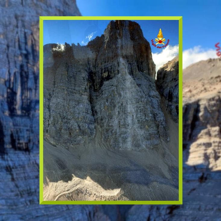 Dolomiti, ancora grandi frane sul monte Pelmo