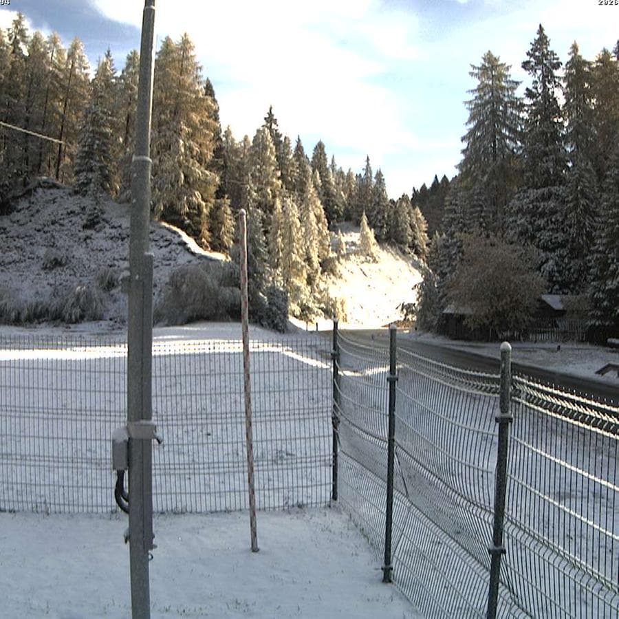 Nevicate autunnali in quota, ora un miglioramento solo temporaneo
