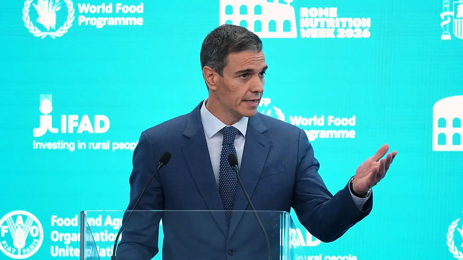 Sánchez oggi in Vaticano da Papa Leone XIV: “La fame usata come arma di guerra”