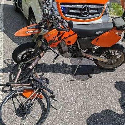 Scontro moto-bici: ferito anche l'ex azzurro di sci Peter Runggaldier 